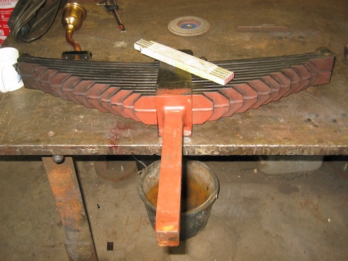 250811 ausgebaute Blattfeder