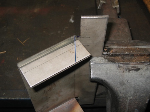 260122 Schaufelblech anzeichnen